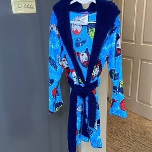 Marvel Kids Blue Superhero Robe
